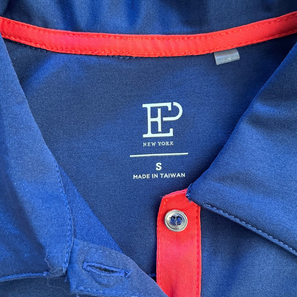 EP New York Sleeveless Collared Polo Golf Top Small 1/4 Pop Over Activewear - Picture 2 of 7